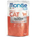 Monge GRILL Kitten konservuotas pašaras kačiukams su lašiša 85g