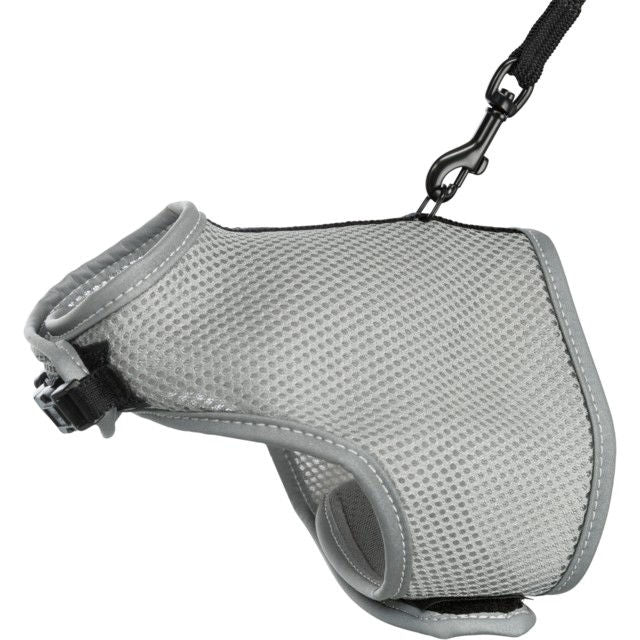 Trixie Kačių petnešos minkštos su pavadėliu, 24-42 cm, 1.20 m