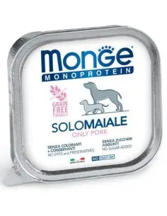 Monge Monoproteico "Solo" - Wet Dog Pate 100% pork