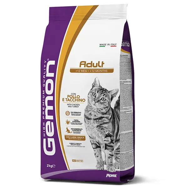 GEMON - Dry Cat Adult Complete su vištiena ir kalakutiena 2kg