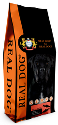 Real Dog Adult All Breeds su lašiša ir ryžiais 20kg