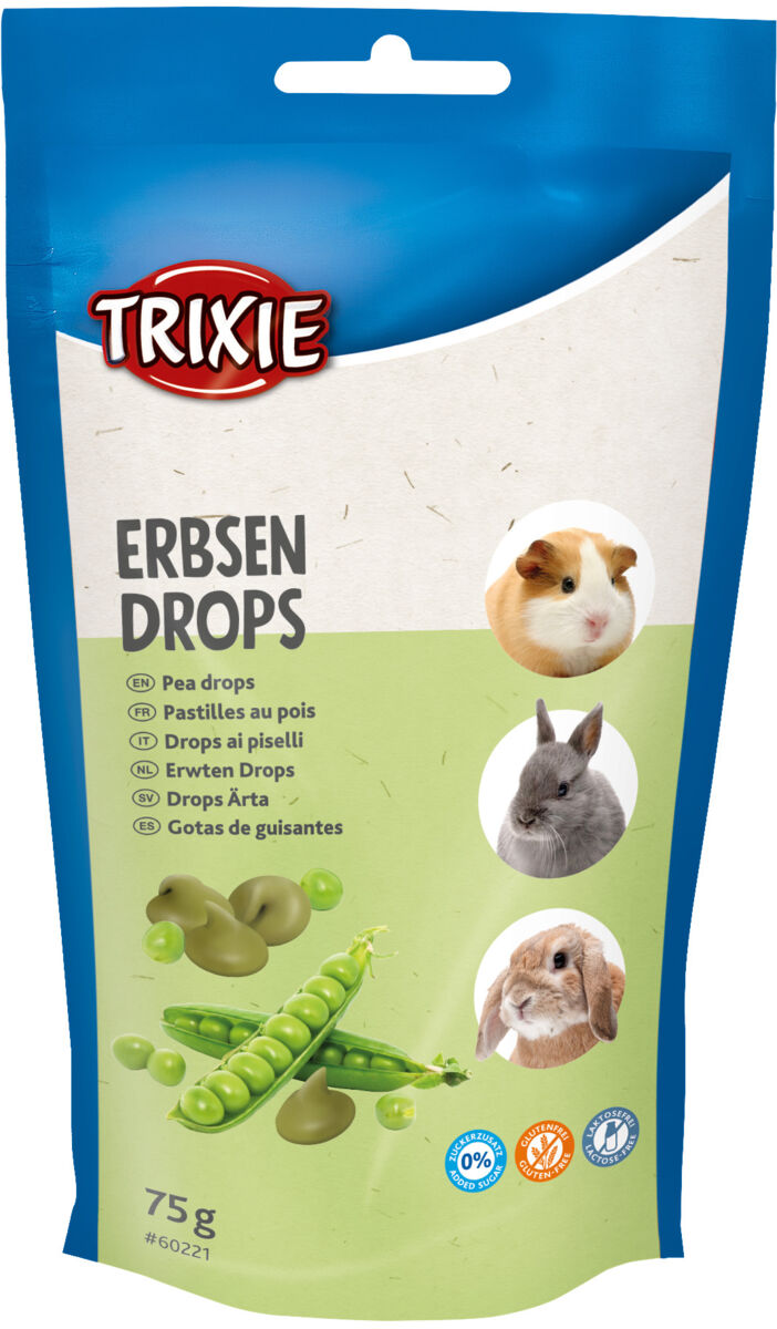 Trixie Žirnių lašeliai triušiams ir smulkiems graužikams, 75g