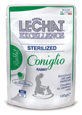 Lechat Exc. konservai sterilizuotoms katėms su triušiena 100g