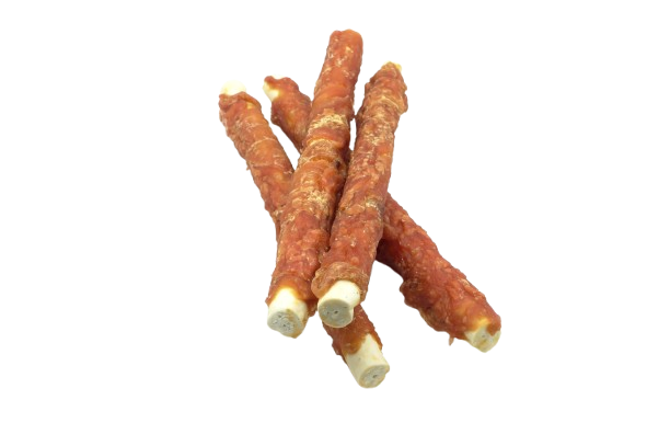 Real Dog SNACKS Žaliaminės odos ritinys su triušiena 25cm 500g