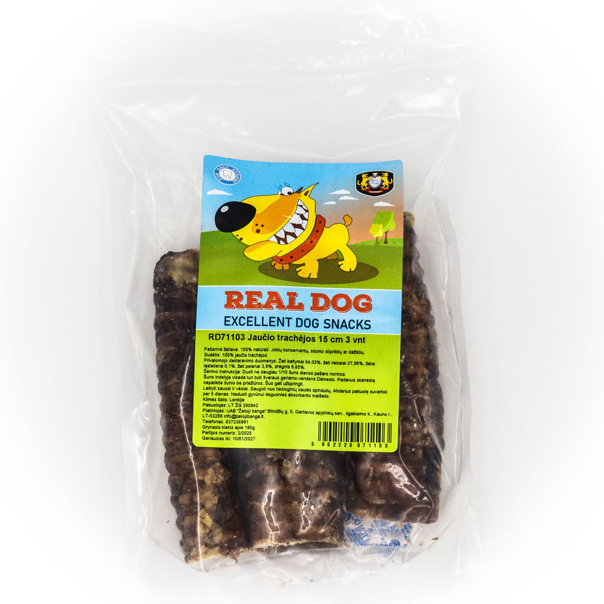 Real Dog jaučio trachėjos 15 cm