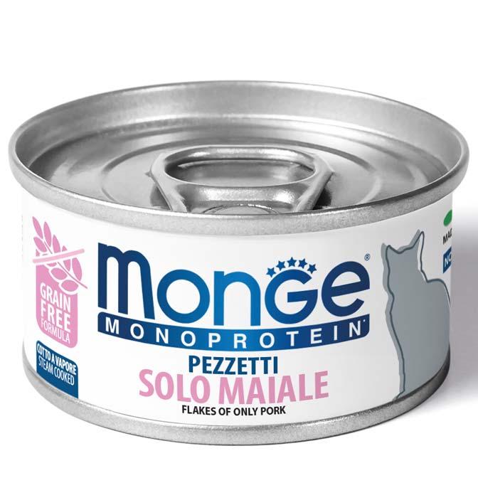 Monge MONOPROTEIN - Cat Flakes Only PORK 80 g
