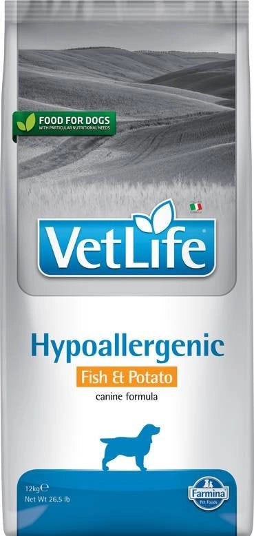 FARMINA VET LIFE - DOG Dry HYPOALLERGENIC Fish&Potato