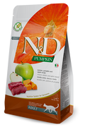 FARMINA N&D PUMPKIN - CAT Dry Venison&Apple ADULT 1,5 kg