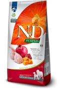 FARMINA N&D PUMPKIN - DOG Dry Quail&Pomegr ADULT MEDIUM MAXI 12 kg