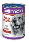 Gemon all breeds adult konservuotas paštetas suaugusiems šunims su ėriena 400g
