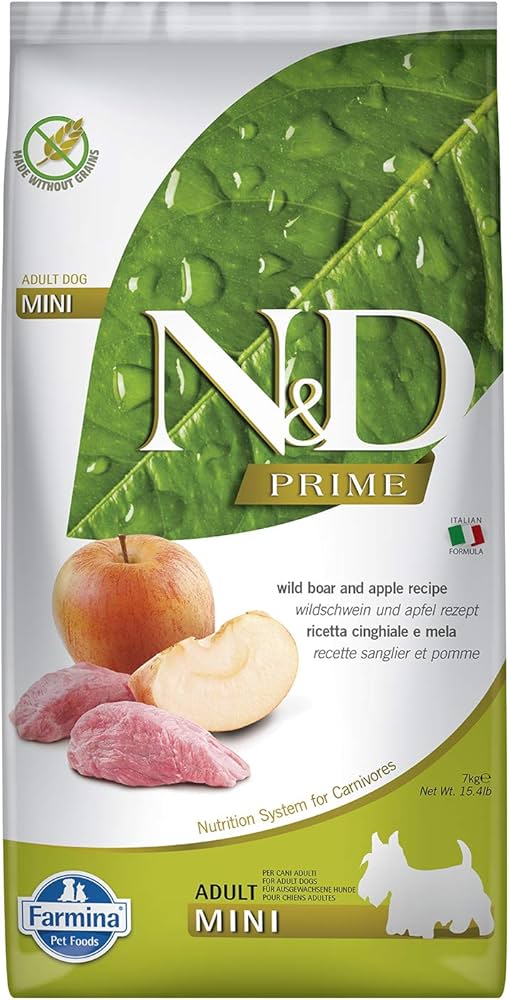 FARMINA N&D PRIME - DOG Dry Wild Boar&Apple ADULT MINI