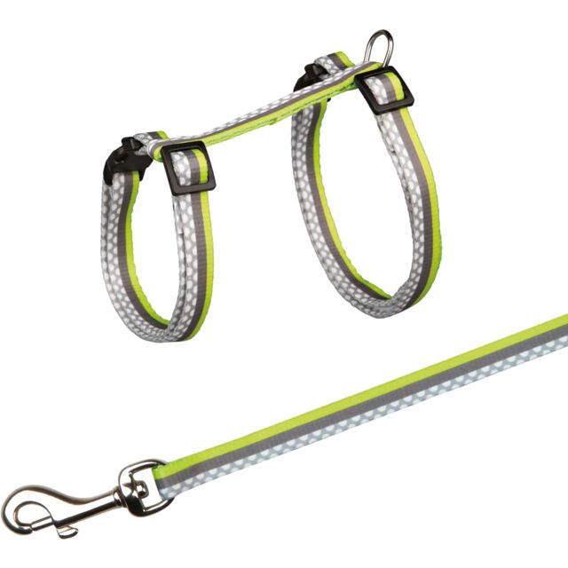 Trixie Freshline Spot Kačių petnešos su pavadėliu, 27-45 cm-10 mm, 1.20 m