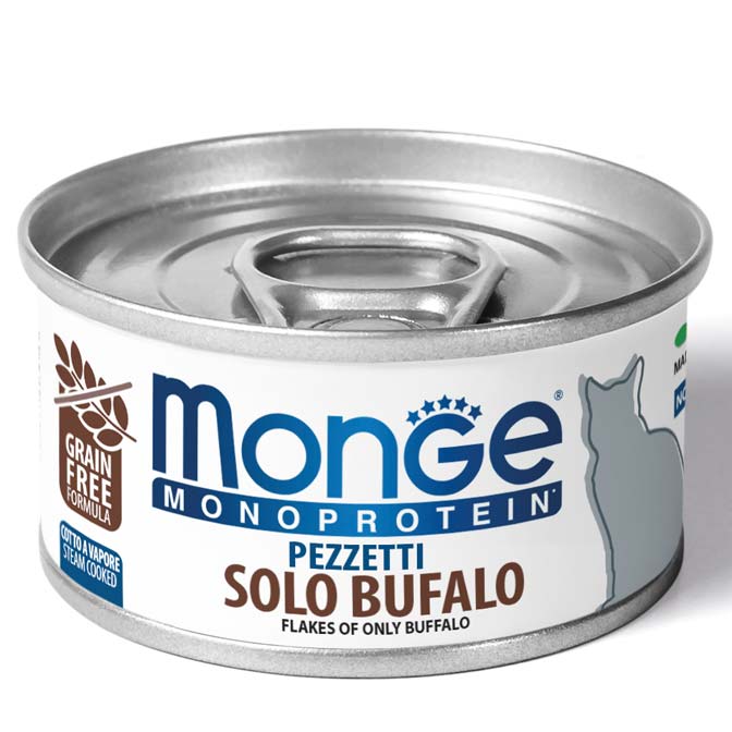 Monge MONOPROTEIN - Cat Flakes Only BUFFALO 80 g