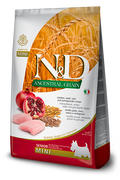 FARMINA N&D ANCESTRAL GRAIN - DOG Dry Chicken Spelt Oats&Pomegranate SENIOR MINI 2,5KG