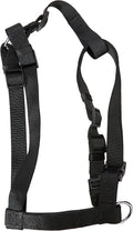 Trixie Classic H-petnešos, L-XL 75-100cm/25 mm, juodos