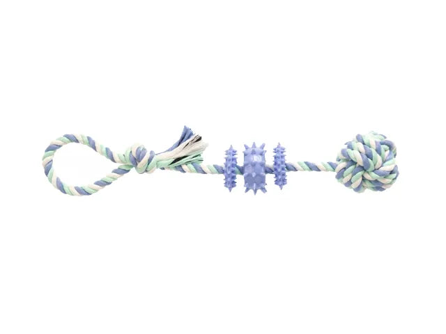 Gimdog Cotton Dent Plus Rope W/Tpr 39cm žaislas šuniui