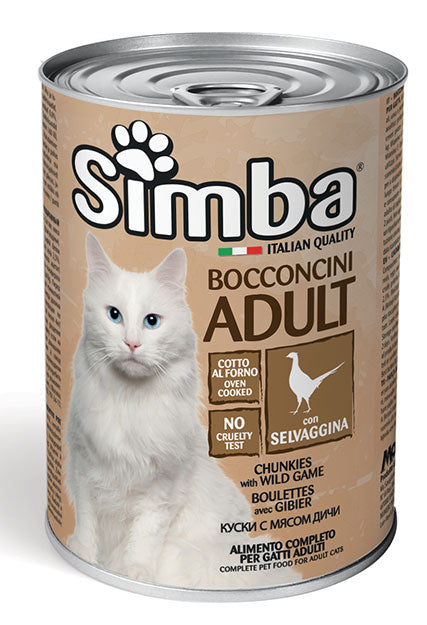 SIMBA - Wet CAT Chunkies with WILD GAMES 415g