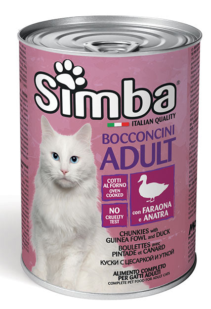 SIMBA - Wet CAT Chunkies with FOWL AND DUCK 415g