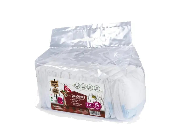 BARRY KING sauskelnės kalėms, S, 28 - 40 cm, 12vnt.