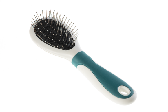 Gimdog Brush With Round Pins 6,5x21,5cm ovalus šepetys apvaliais dant. Vienpusis