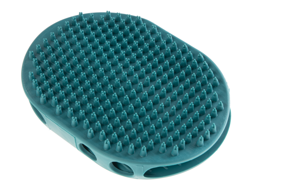 Gimdog Double Sided Oval Brush 11,5x15cm ovalios šukos ant delno dvipusės