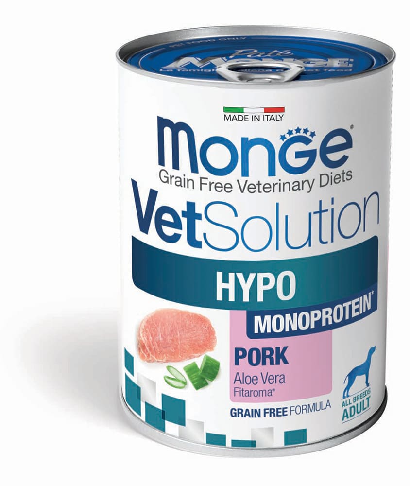 Monge VetSolution Dog Wet HYPO MONO Pork 400g