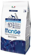 Monge medium puppy sausas pašaras (vištiena) 0,8kg