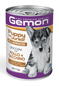 Gemon all breeds puppy konservuotas pašaras su vištienos ir kalakutienos gabaliukais 415g