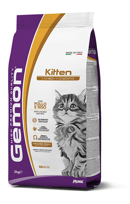 GEMON - Dry Cat Kitten chicken & rice 7kg
