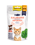 Gimcat Crunchy Snacks Salmon & Spinach traškūs skanėstai lašiša/špinatai 50g
