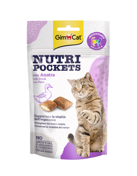 Gimcat Nutri Pockets su antiena 60 g