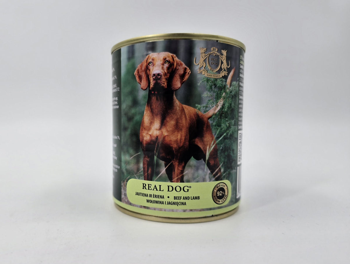 Real Dog SP - Wet Beef and lamb for adult dogs