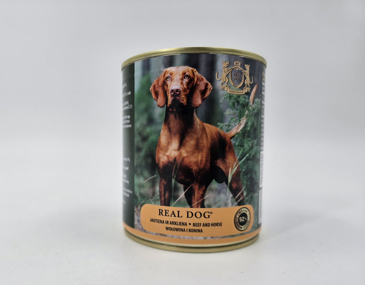 Real Dog SP - Wet Beef and horse for adult dogs