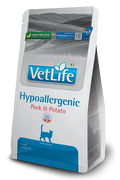 FARMINA VET LIFE - CAT Dry HYPOALLERGENIC Pork&Potato ADULT 1,5 kg