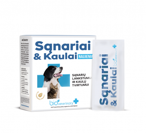 Bioveterinary Sąnariai & Kaulai maisto papildas augintiniams N28