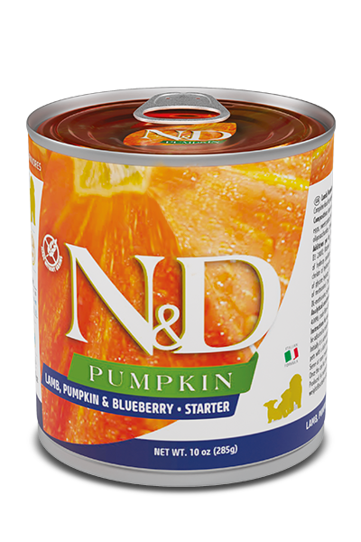 FARMINA N&D PUMPKIN - DOG Wet Lamb Pumpkin&Blueberry STARTER 285 g