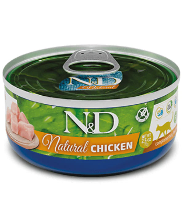 FARMINA N&D NATURAL - CAT Wet Chicken ADULT 70 g
