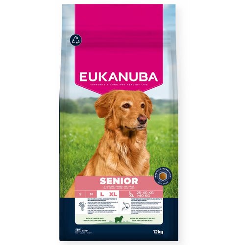 Euk Dog Senior L/XL Breed Lamb Rice 12 kg