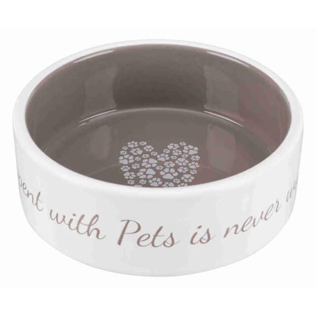Trixie Pet's Home Dubenėlis, keramika, 0.3 l, ø 12 cm, cream-smėlio