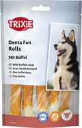 Trixie Denta Fun skanėstai šunims, kramtomi buivolienos suktinukai 70 g