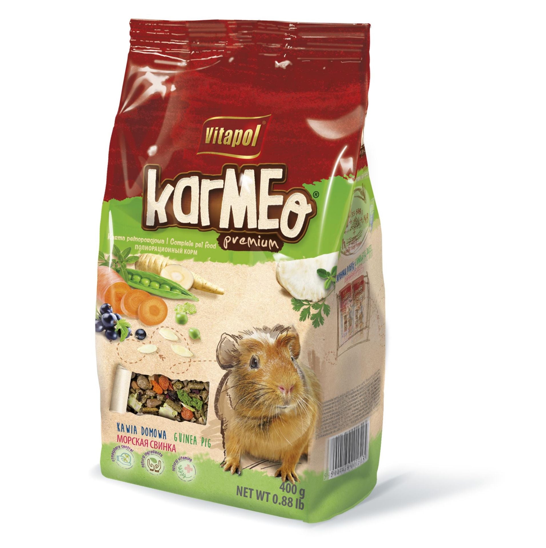 Vitapol visavertis pašaras jūrų kiaulytėms 400g