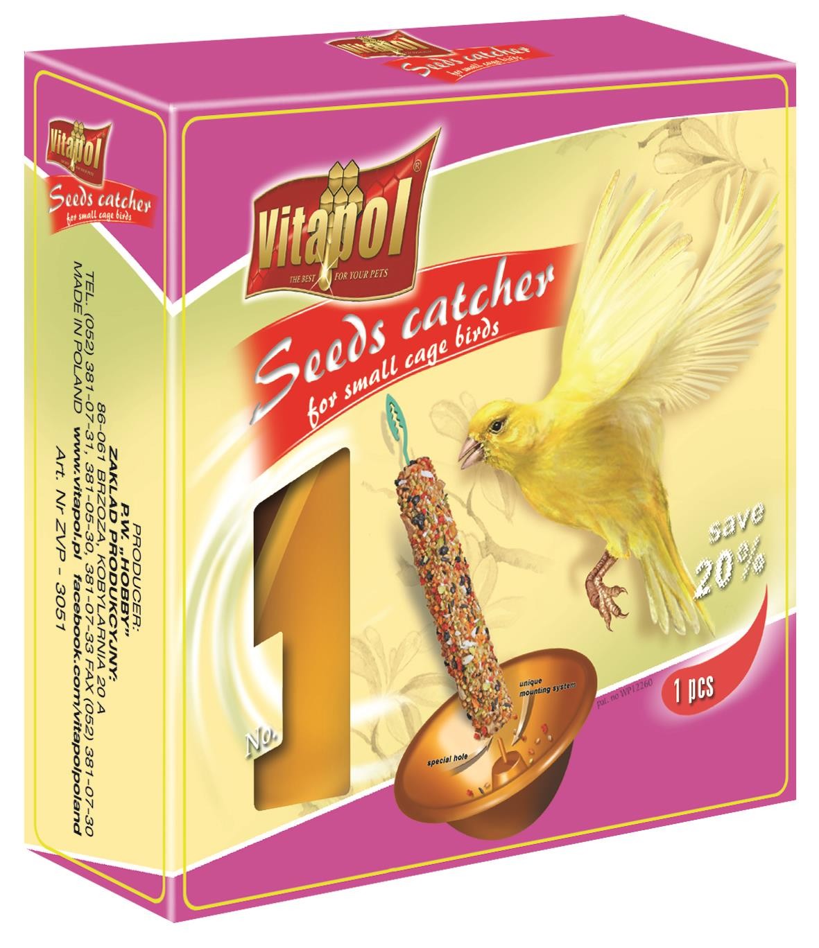 Vitapol grūdų gaudyklė-lesykla