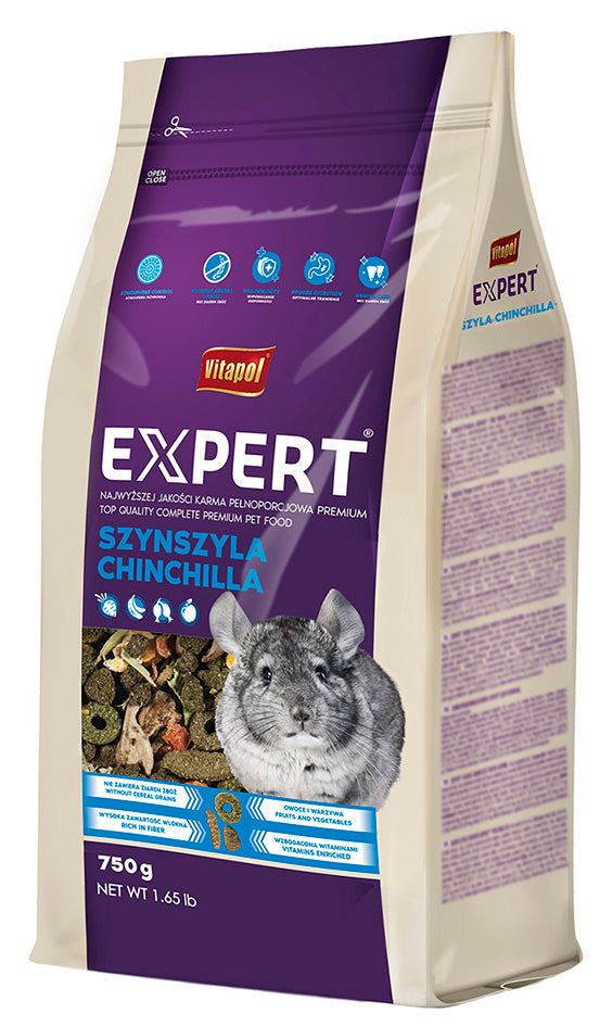 Vitapol EXPERT visavertis ėdalas šinšiloms 750g