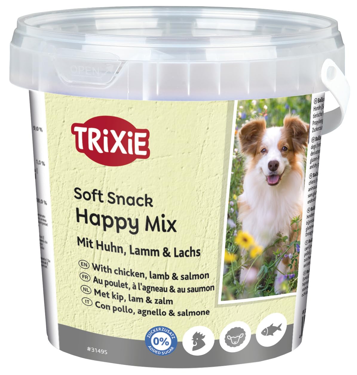 Trixie skanėstai šunims, minkštas užkandis Happy mix 500 g