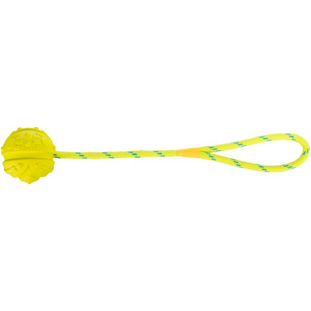 Trixie Aqua Toy kamuolys su virve, plūduriuojantis, natūrali guma, ø 7-35 cm