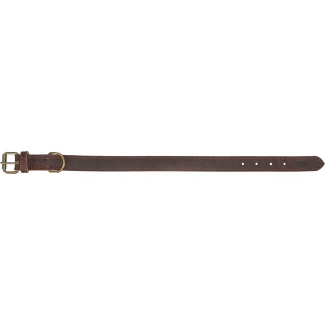 Trixie Rustic rieb. odos antkaklis, M 37-44cm/25mm, tams. rudas