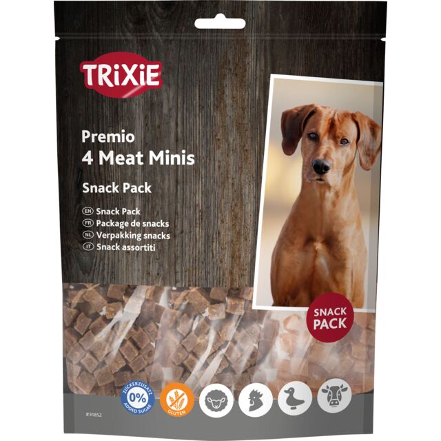 Trixie PREMIO 4 Meat Minis, vištiena/antiena/jautiena/ėriena, 4x100 g