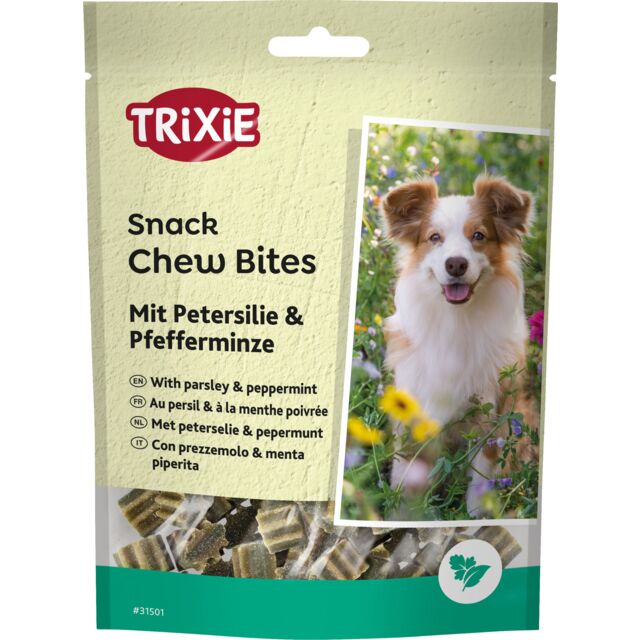 Trixie kramtomieji skamėstai šunims Denta Fun Chew Bites, petražolės/pipirmėtės, 150 g