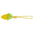 Trixie Žaislas šuniui Kukurūzų burbuolė ant virvės, TPR, 13 cm/34 cm