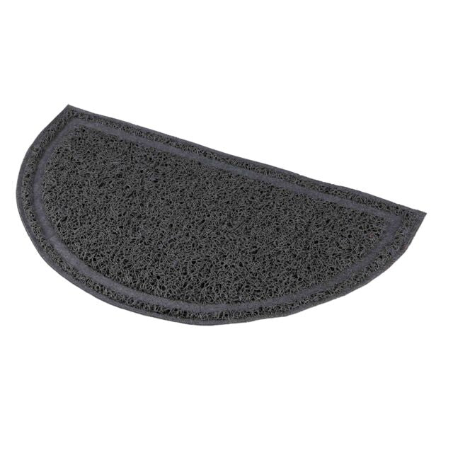 Trixie Kilimėlis prie tualeto, pusiau apvalus, PVC, 41x25 cm, antracito